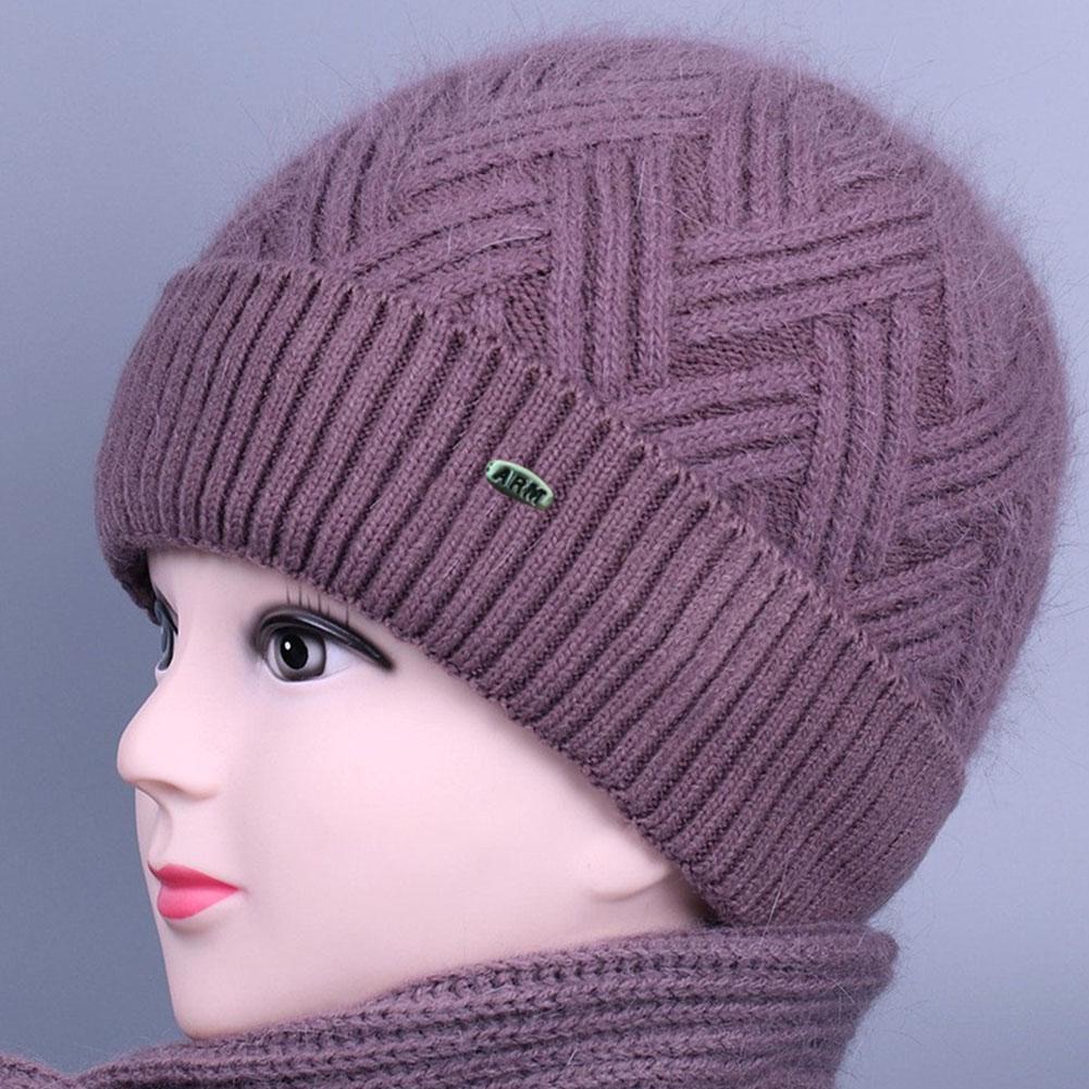 女性用冬用ニット帽、厚手で保温性に優れた裏起毛素材、おしゃれ - Beanie Cuffed Knit のレビューと価格