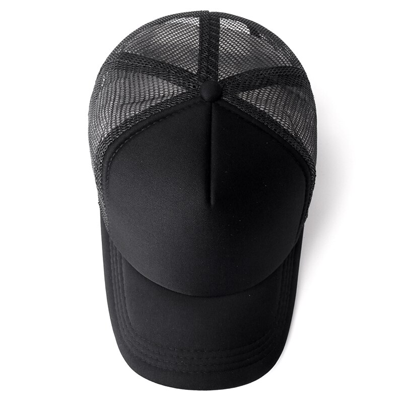 2026年新作、男女兼用、カジュアルな無地メッシュ素材の野球 - Trucker Cap Mesh のレビューと価格