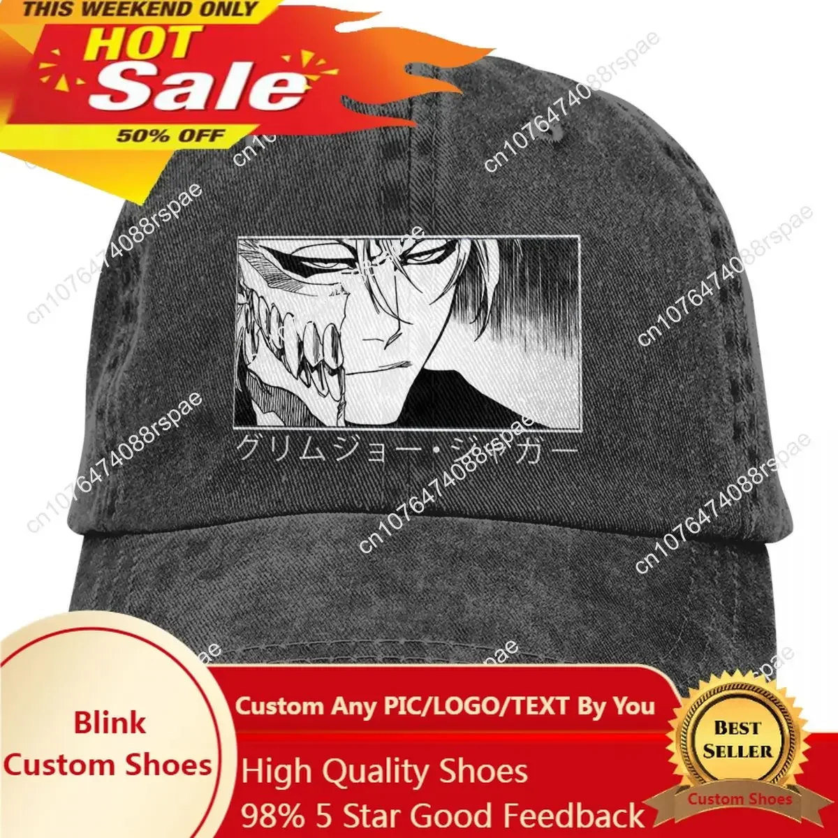 ウォッシュドメンズベースボールキャップ グリムジョウ ジャガ - Golf Cap Dad のレビューと価格
