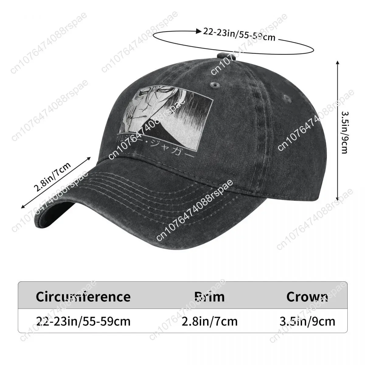 ウォッシュドメンズベースボールキャップ グリムジョウ ジャガ - Golf Cap Dad のレビューと価格
